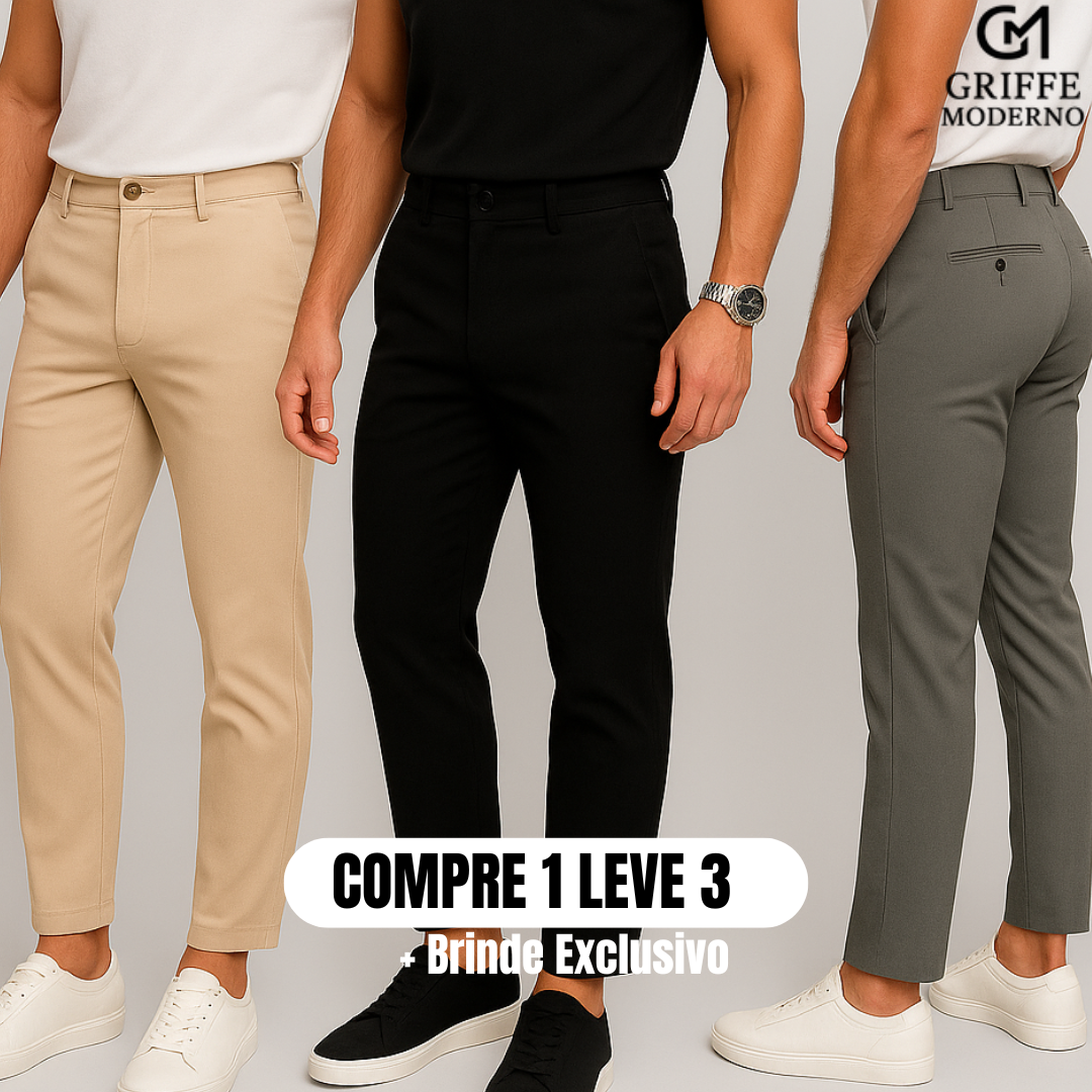 [COMPRE 1 LEVE 3] Calça alfaiataria - Orostyle + brinde exclusivo