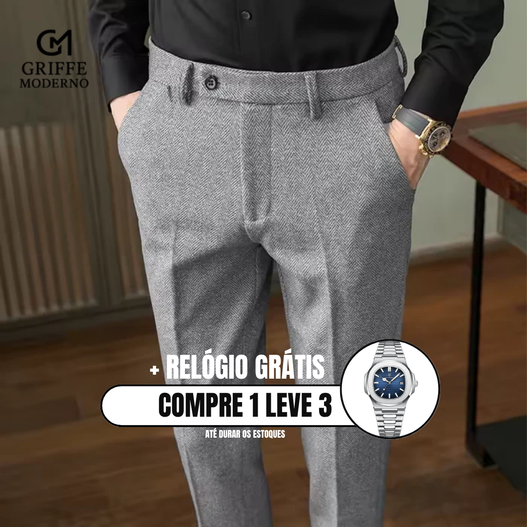[COMPRE 1 LEVE 3] Calça de alfaiataria - ITALIANSTYLE + BRINDE